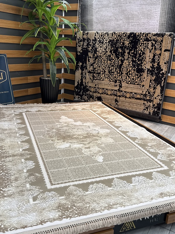 blos1 İPEK MEKİK HALI BLOSSOM 13356 - Görsel 1