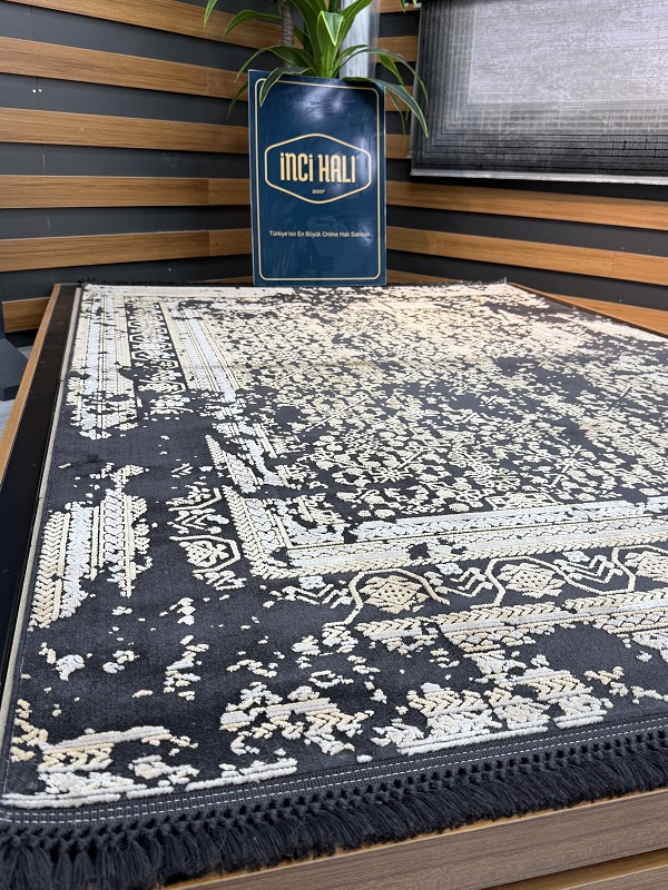 boo4 İPEK MEKİK HALI BLOSSOM 13360 - Görsel 1